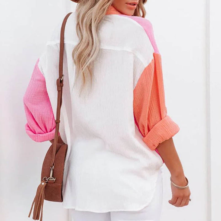 Noémie - Dames Zomerblouse - Luchtig en Stijlvol voor Warme Dagen