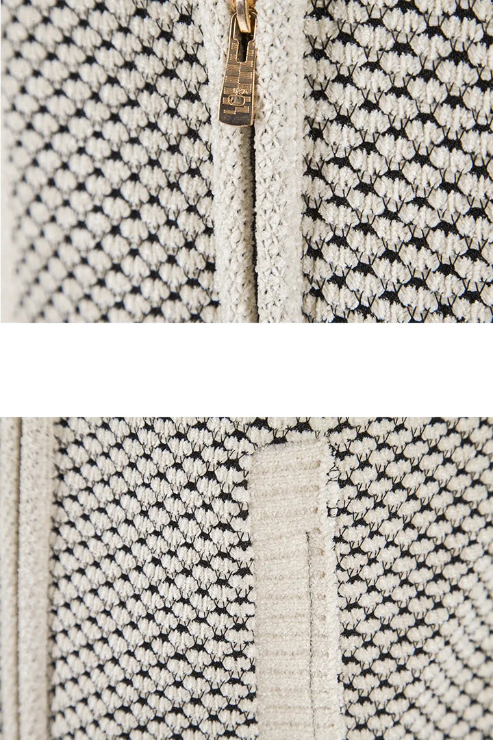 Lucien | Extra warm fleecegevoerde herfst cardigan voor heren met grof breipatroon en stoere uitstraling