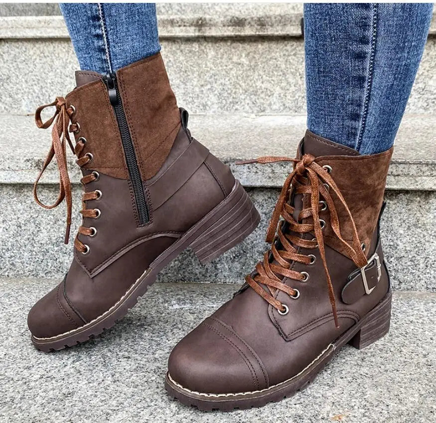 Lucia | Veterschoenen met gesp voor dames