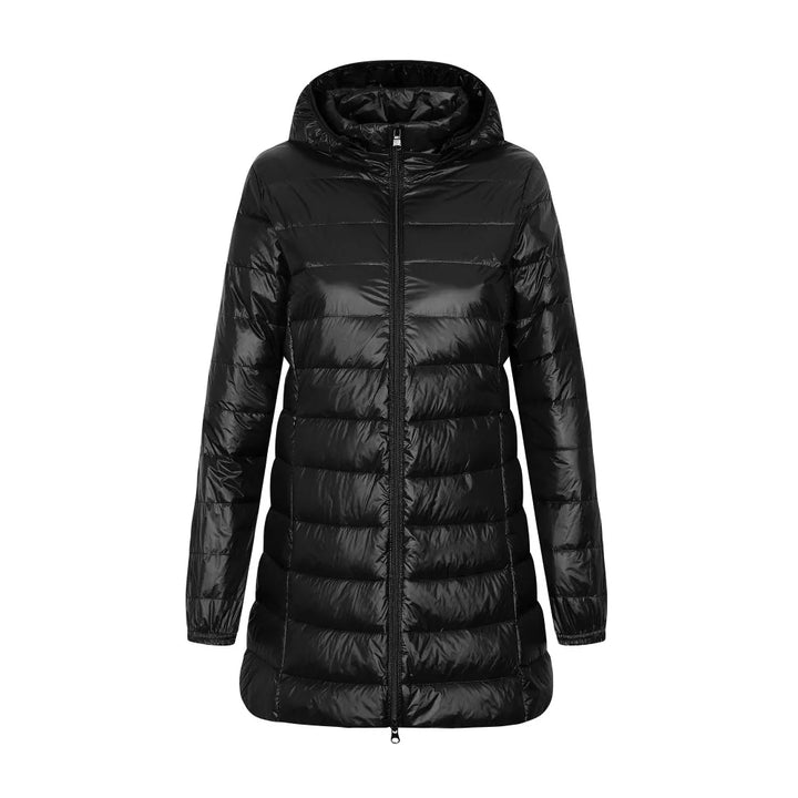 Iris | Gewatteerde winterjas met capuchon voor dames