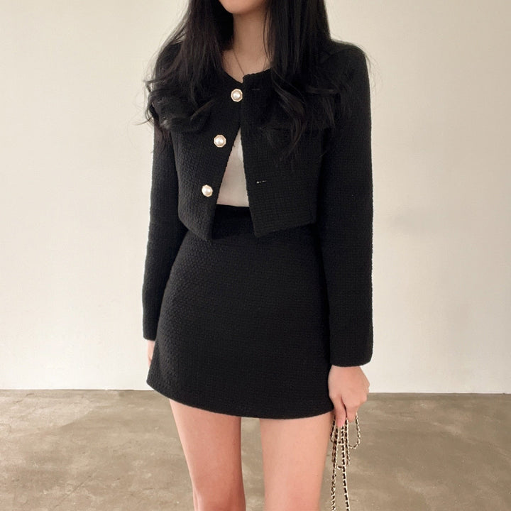 Isabeau - Dames Blazer en Rok Set - Elegante Snit voor een Professionele Look