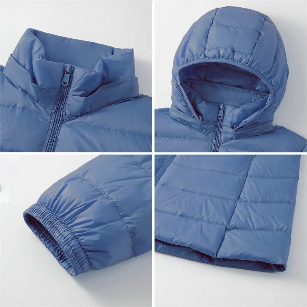 Iris | Gewatteerde winterjas met capuchon voor dames