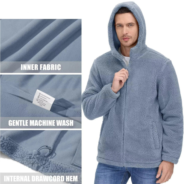 Bram | Fleece hoodie voor heren