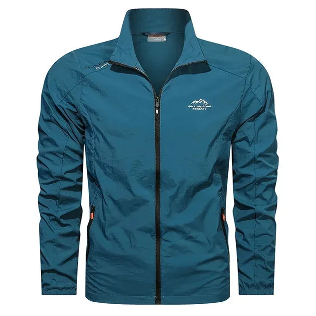 Bastien | Lichtgewicht ademende polyester herfstjas voor heren met sportief outdoor design