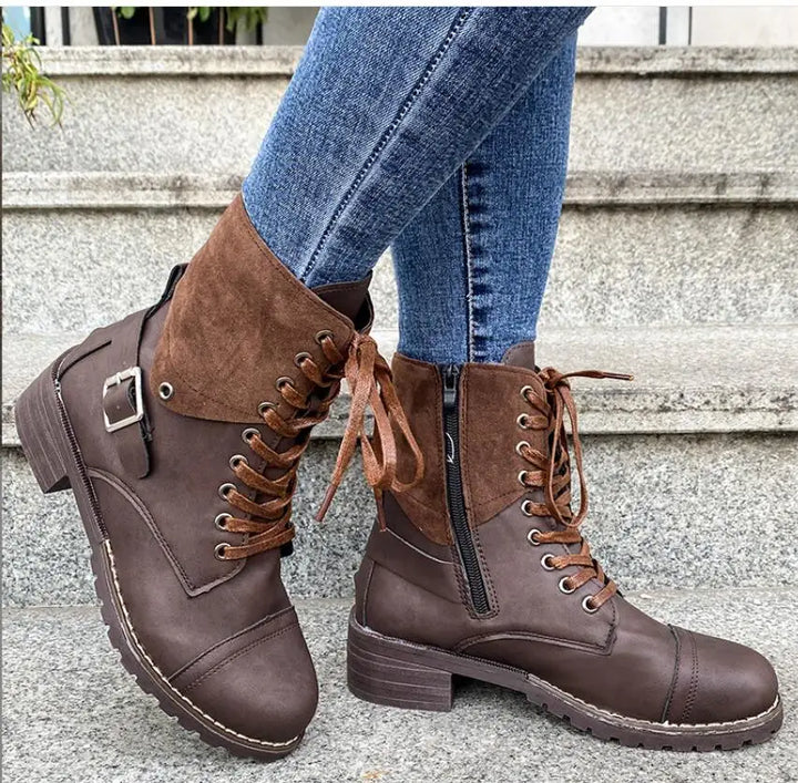 Lucia | Veterschoenen met gesp voor dames