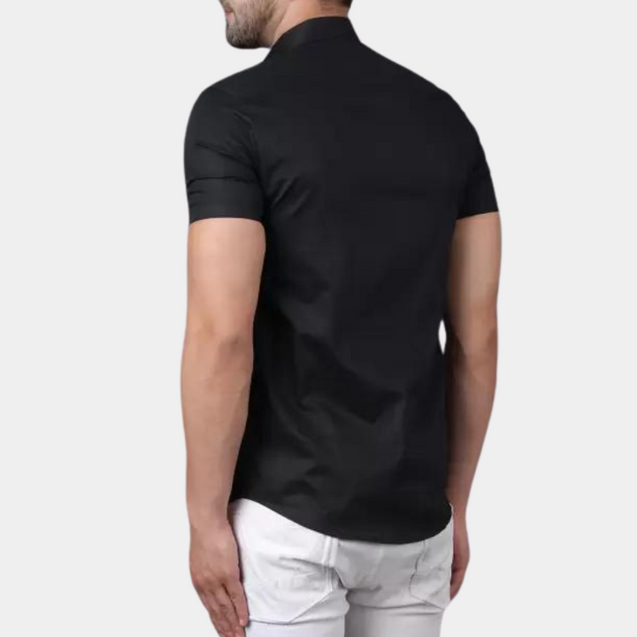 Heren overhemd korte mouw – Klassiek design met comfortabele pasvorm voor elke gelegenheid