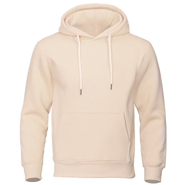 Ruben | Zachte warme ademende herfst hoodie voor heren in katoenmix