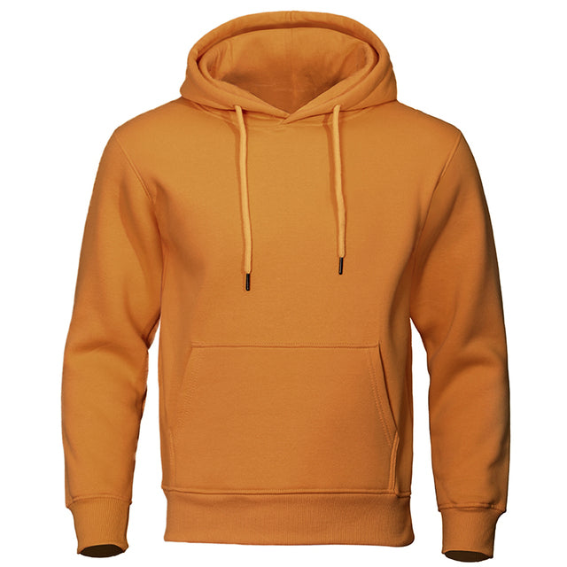 Ruben | Zachte warme ademende herfst hoodie voor heren in katoenmix