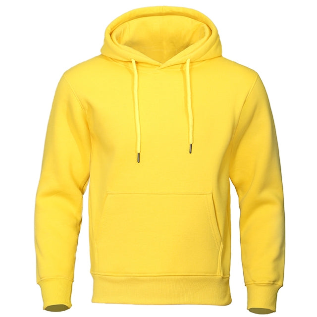 Ruben | Zachte warme ademende herfst hoodie voor heren in katoenmix