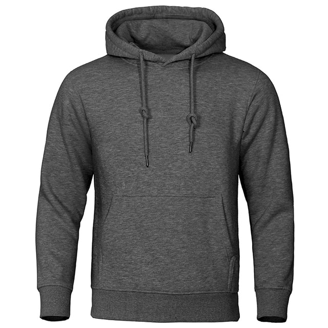 Ruben | Zachte warme ademende herfst hoodie voor heren in katoenmix
