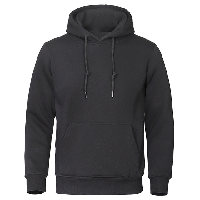 Ruben | Zachte warme ademende herfst hoodie voor heren in katoenmix