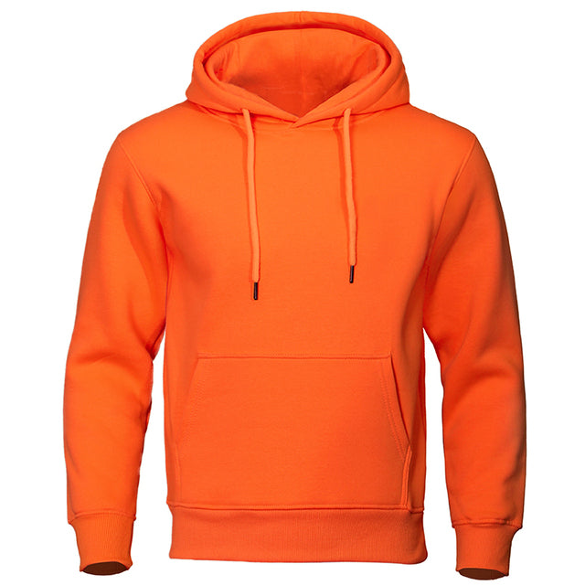Ruben | Zachte warme ademende herfst hoodie voor heren in katoenmix