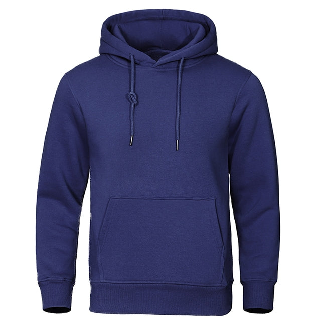 Ruben | Zachte warme ademende herfst hoodie voor heren in katoenmix