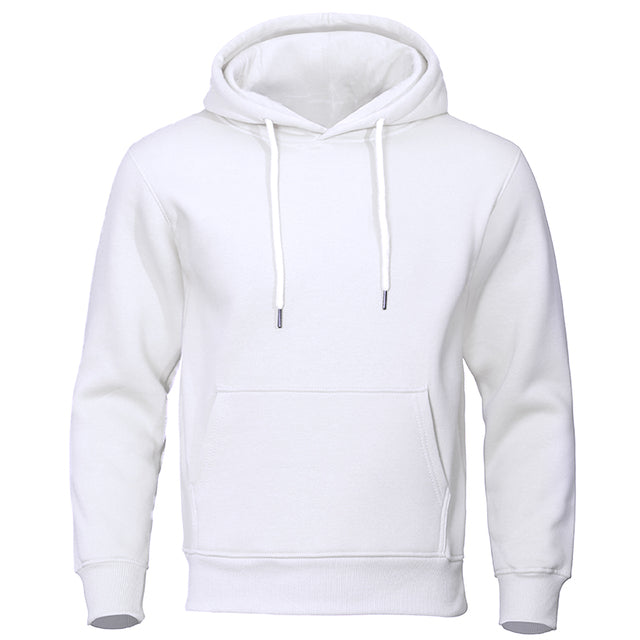 Ruben | Zachte warme ademende herfst hoodie voor heren in katoenmix