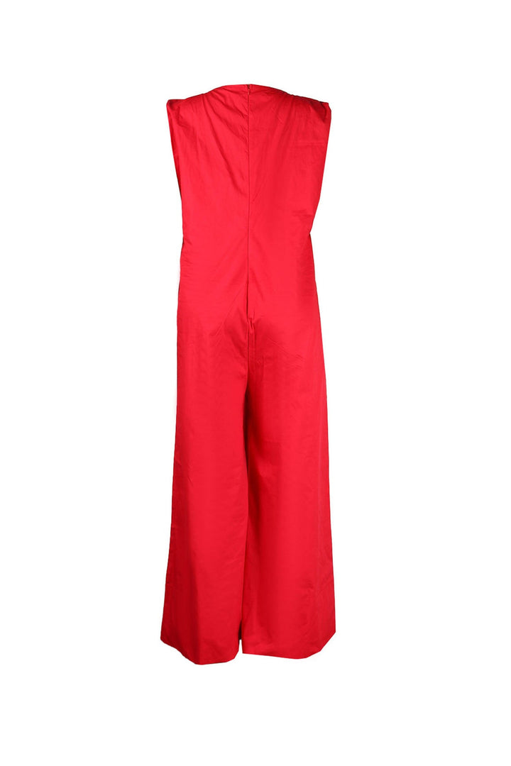 Anouk – Mouwloze Jumpsuit met Rits en Wijde Pijpen