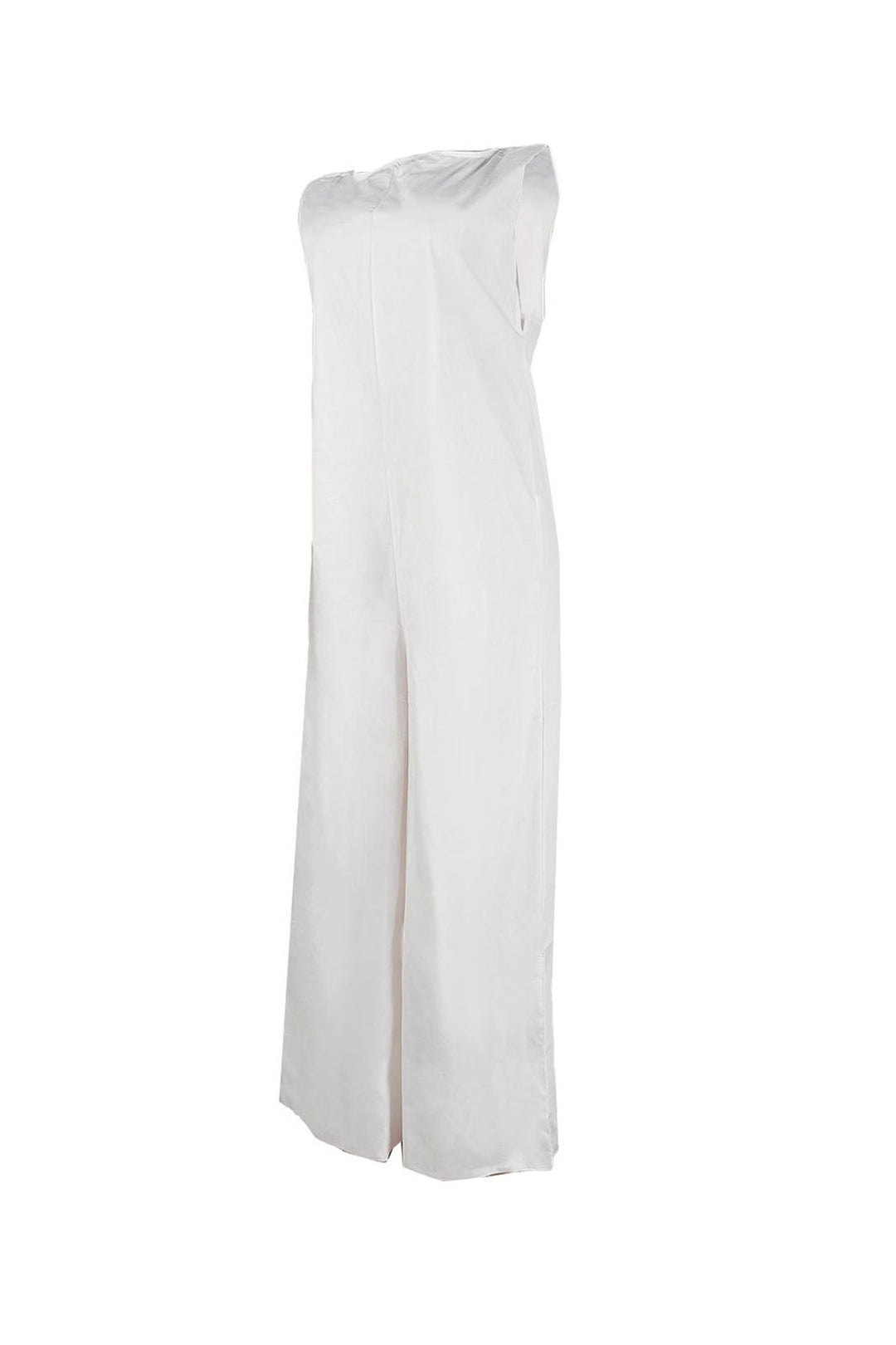 Anouk – Mouwloze Jumpsuit met Rits en Wijde Pijpen