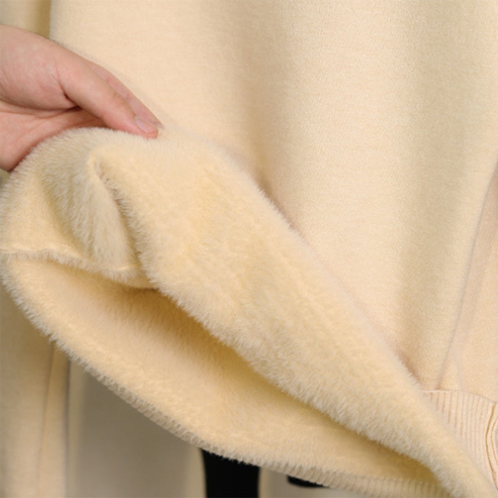 Talulla | Zachte ademende stof herfst coltrui voor dames met casual pasvorm en minimalistisch design