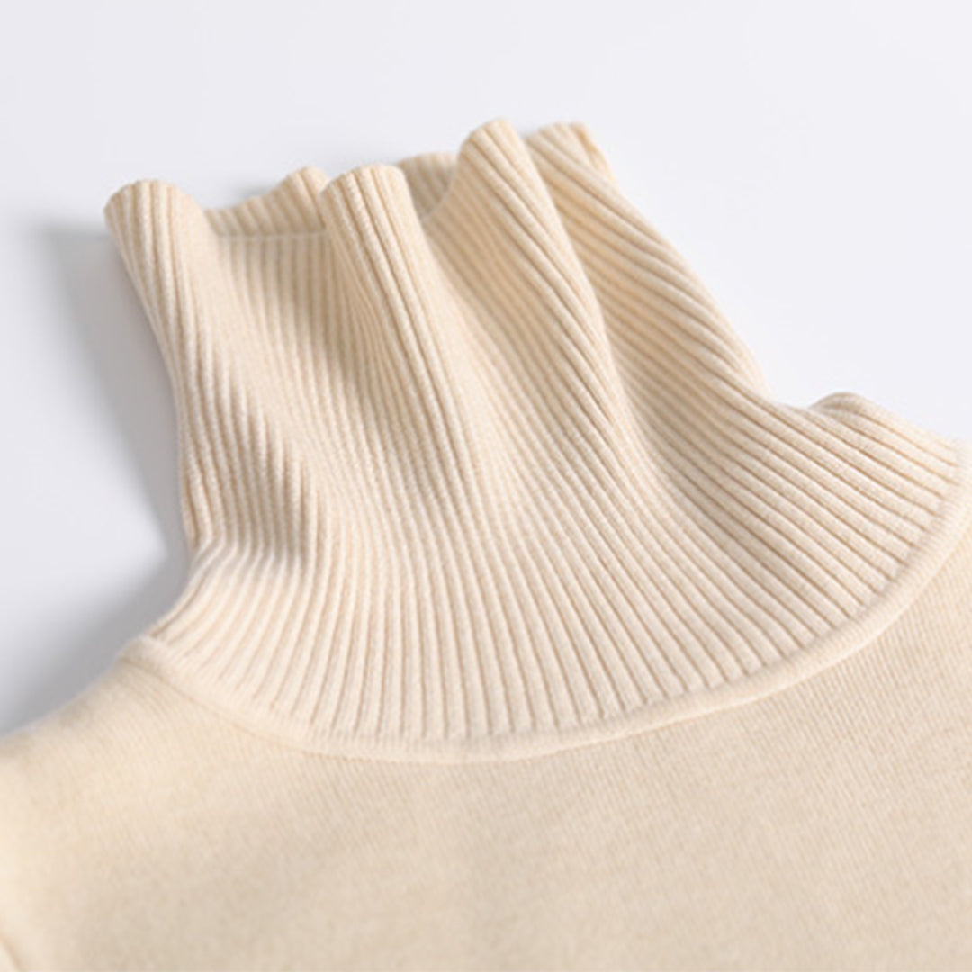Talulla | Zachte ademende stof herfst coltrui voor dames met casual pasvorm en minimalistisch design