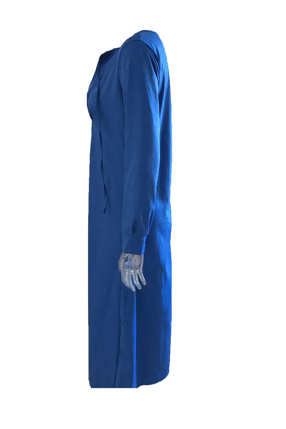 Noëlle – Maxi Jurk met Strikceintuur en Lange Mouwen
