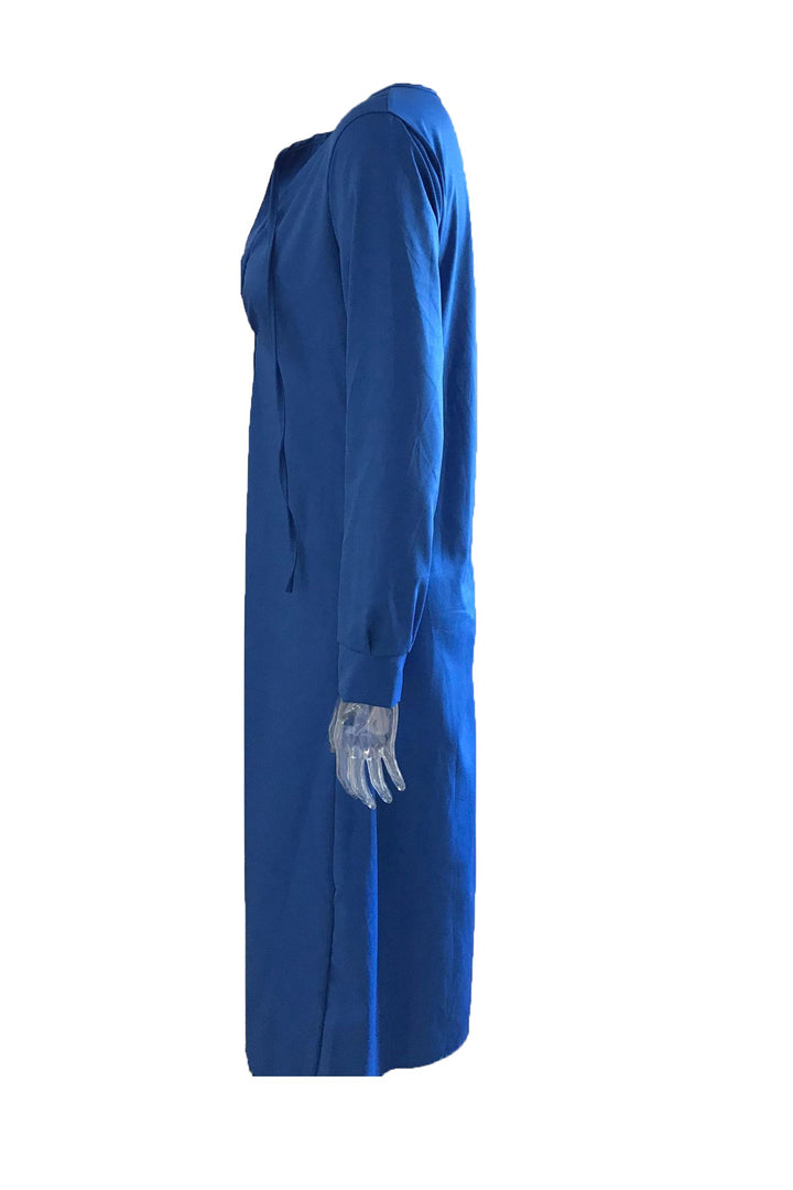 Noëlle – Maxi Jurk met Strikceintuur en Lange Mouwen