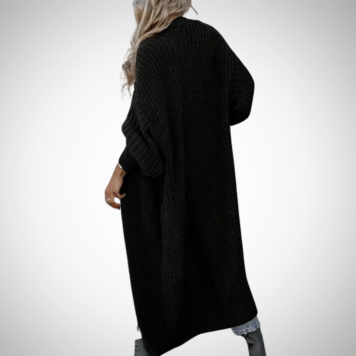 Erlinda | Lange gebreide cardigan voor dames