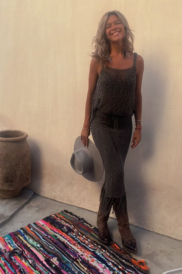Luna - Dames Boho Gehaakte Set - Uniek Design met Bohemian Flair