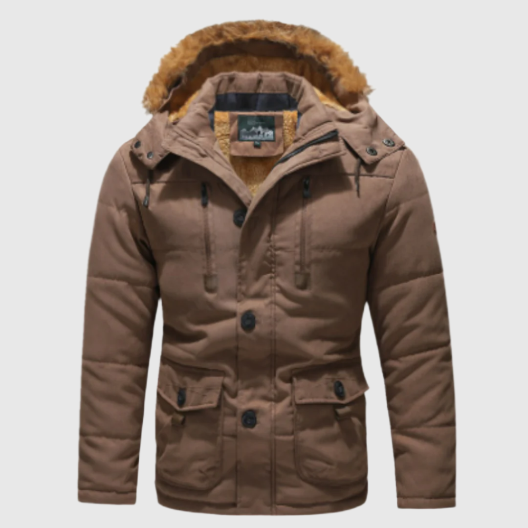 Koen | Winterparka met capuchon voor heren