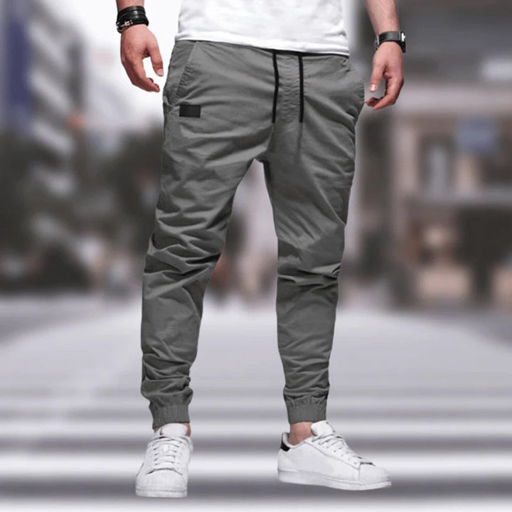Timo | Lichtgewicht ademende polyester herfst cargobroek voor heren met casual streetwear look
