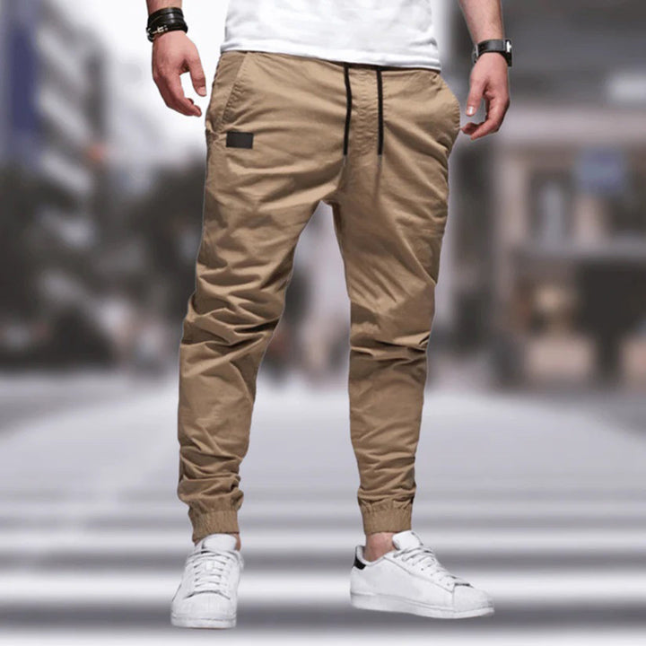 Timo | Lichtgewicht ademende polyester herfst cargobroek voor heren met casual streetwear look