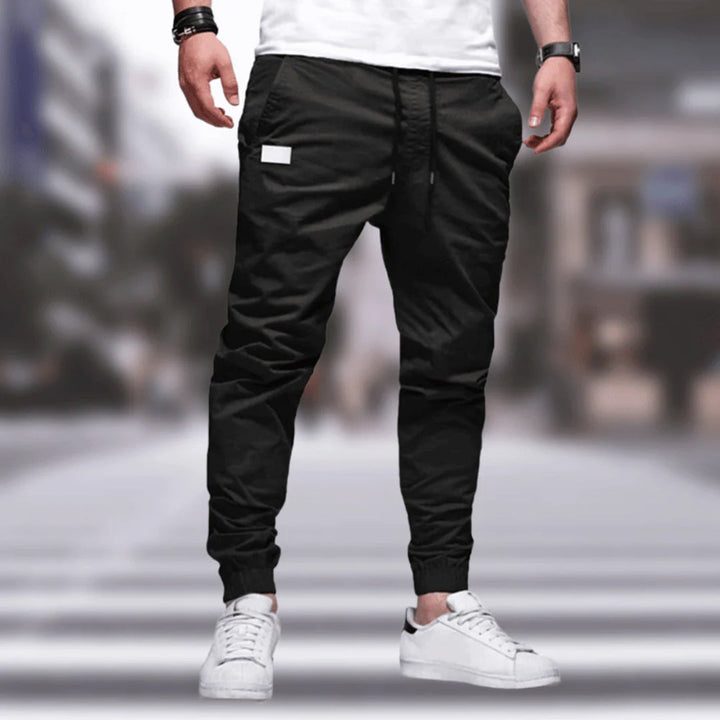 Timo | Lichtgewicht ademende polyester herfst cargobroek voor heren met casual streetwear look