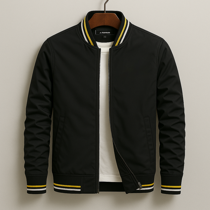 Matteo | Lichtgewicht ademende polyester herfstjas voor heren met sportieve bomberstijl