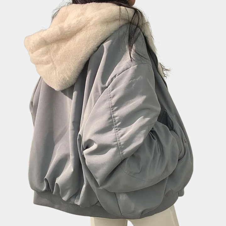 Livia - Winterjas met Capuchon voor Dames - Stijl en Warmte voor de Koude Dagen
