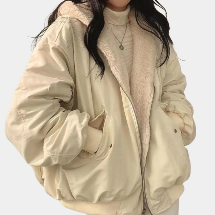 Livia - Winterjas met Capuchon voor Dames - Stijl en Warmte voor de Koude Dagen