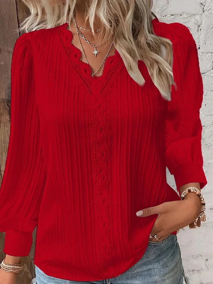 Tess - Dames Blouse - Gezellig en Stijlvol voor Elke Gelegenheid