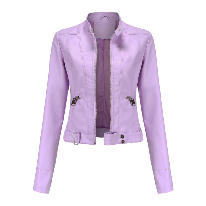 Amélie | Elegante leren jas voor dames met tijdloos design