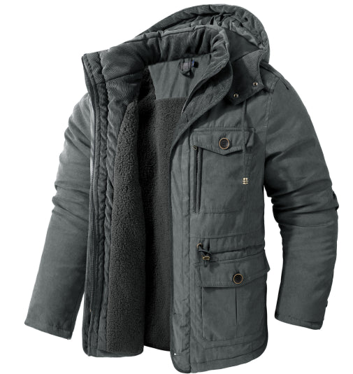 Hugo | Winterjas met rits voor heren