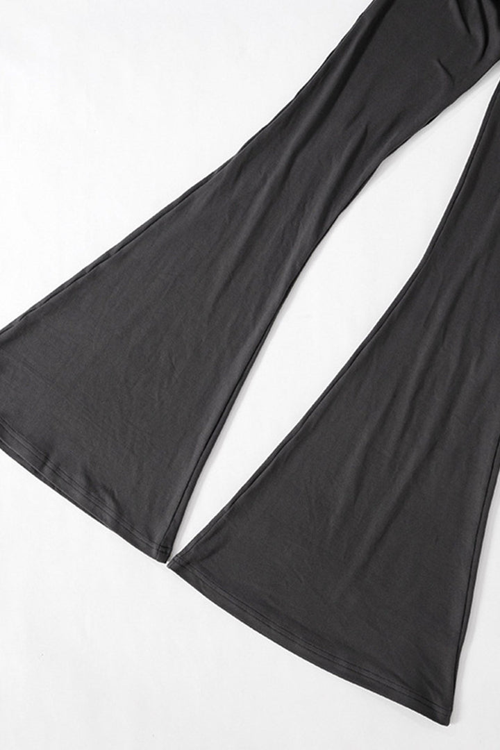 Maureen – Jumpsuit met Rits en Flared Pijpen