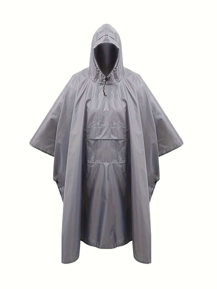 Waterdichte poncho heren – Veelzijdige regenbescherming voor elke buitenactiviteit