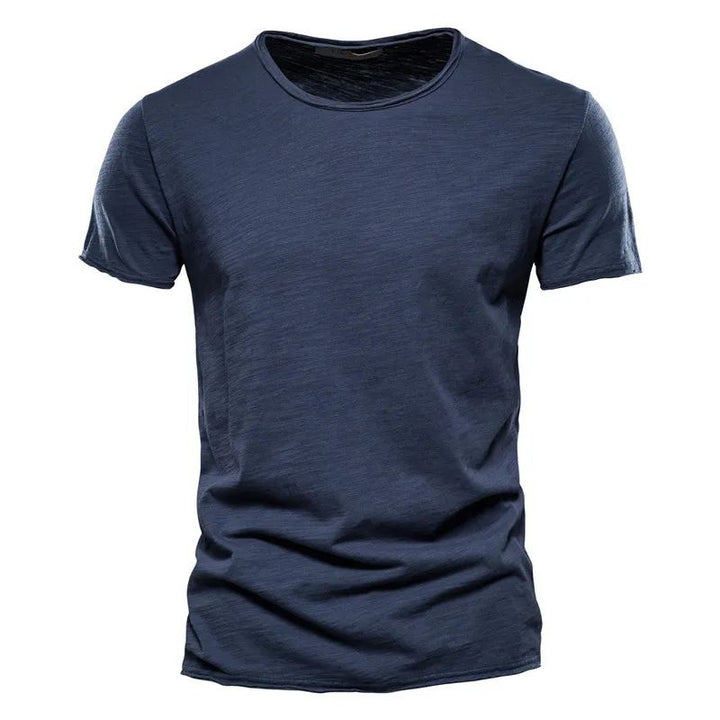Nico | Lichtgewicht ademend katoenen zomershirt voor heren met moderne pasvorm