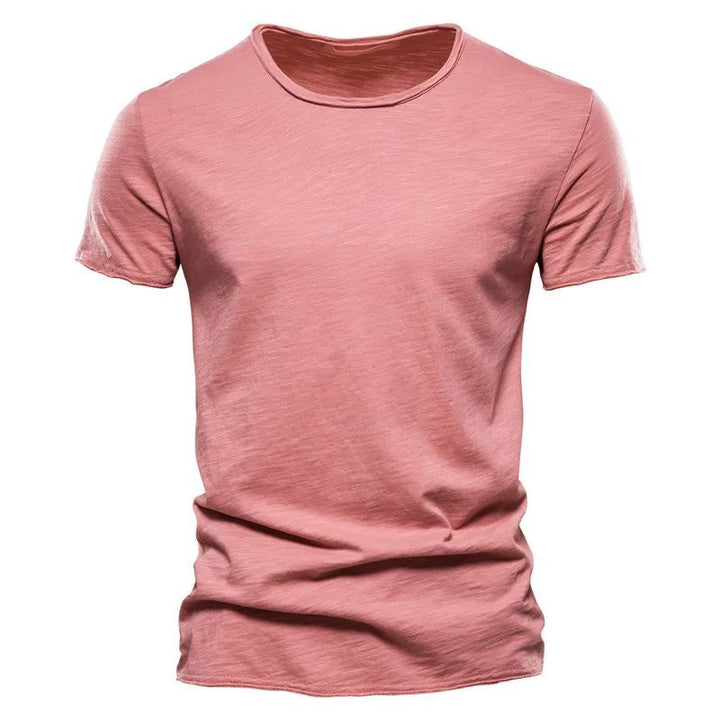 Nico | Lichtgewicht ademend katoenen zomershirt voor heren met moderne pasvorm