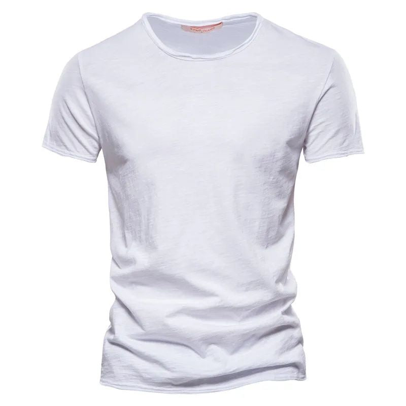 Nico | Lichtgewicht ademend katoenen zomershirt voor heren met moderne pasvorm