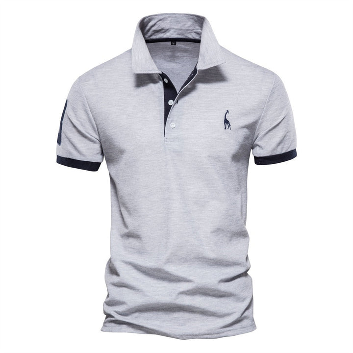 Heren polo effen – Ademend en stijlvol poloshirt met kleuraccenten voor een verzorgde zomerse look