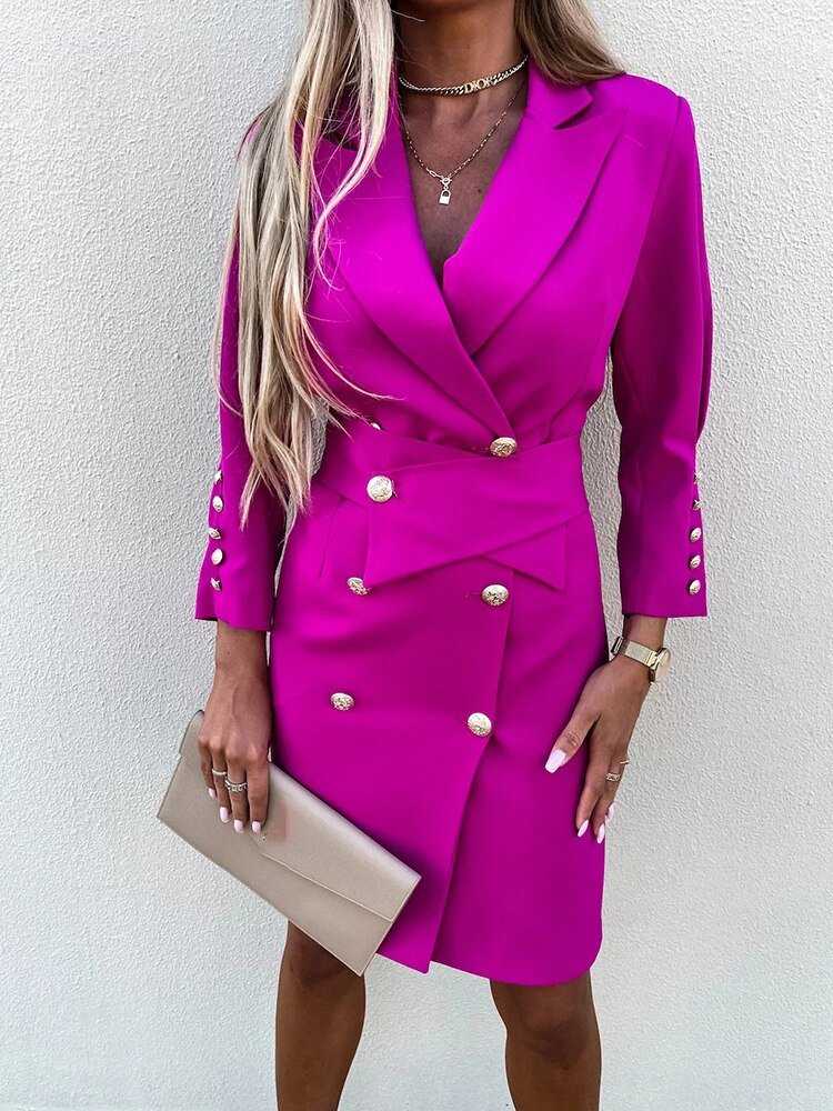Emma - Dames Elegante Blazer Mini-Jurk