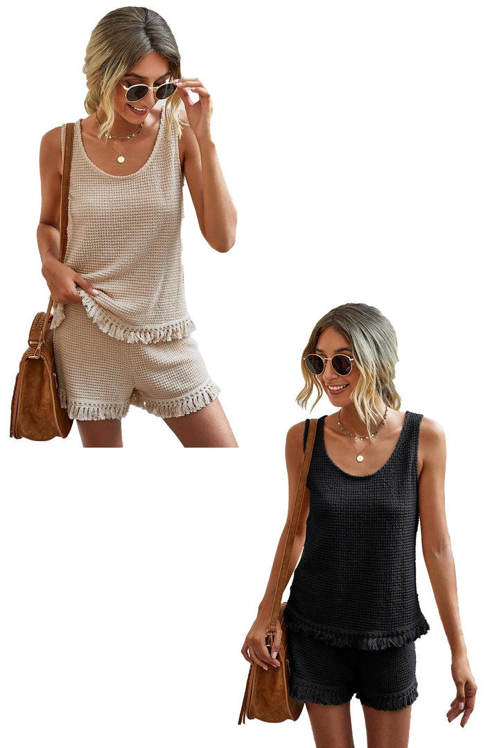 Fleur - Dames Zomerse Set - Casual en Luchtige Tweedelige Outfit