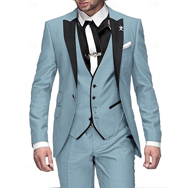 Adrian | Luxe 3-delig linnenpak voor heren met elegante en tijdloze snit