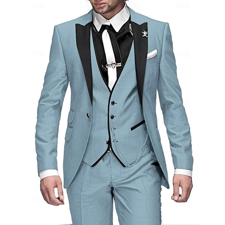 Adrian | Luxe 3-delig linnenpak voor heren met elegante en tijdloze snit