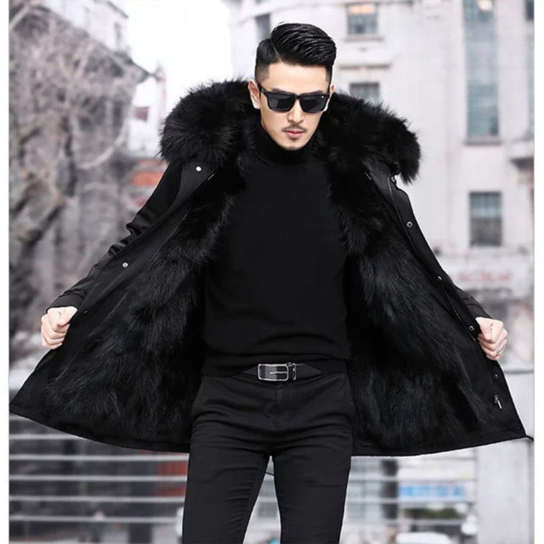 Lars | Winterparka met capuchon voor heren