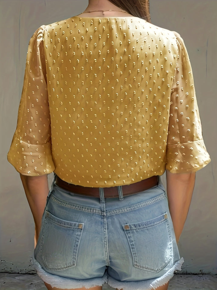 Nina - Dames Blouse - Losse Pasvorm van Chiffon