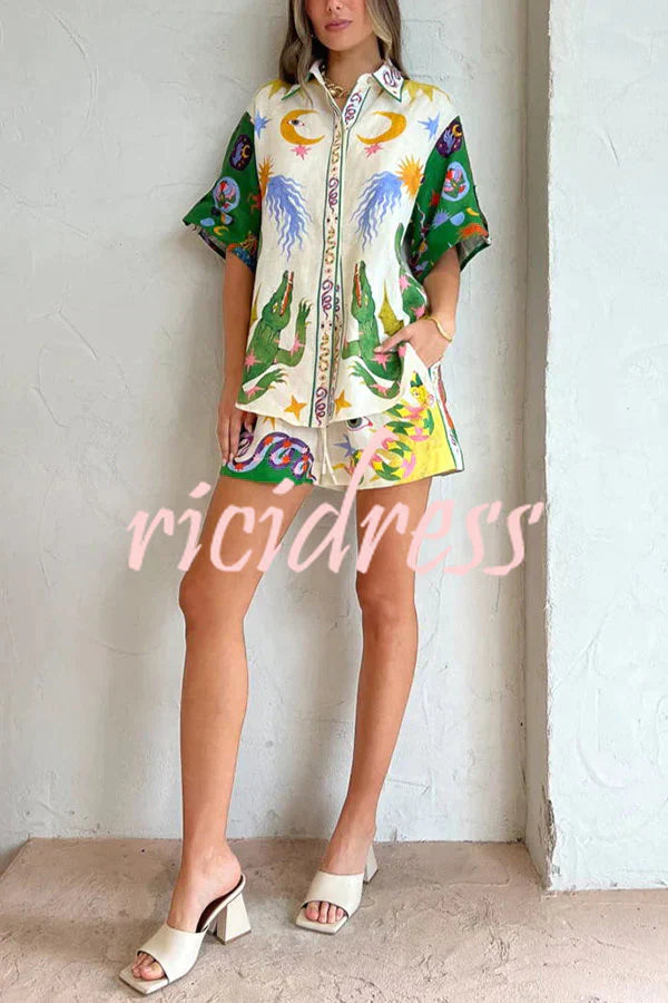 Celeste - Dames Tweedelige Set - Casual Zomerstijl met Comfortabele Pasvorm