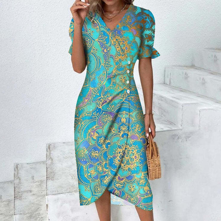 Zomerjurk voor dames met flatterende pasvorm en speelse prints